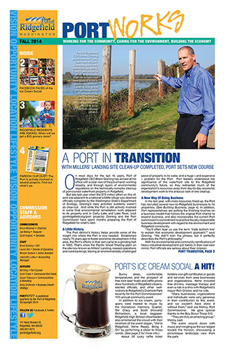 Port Ridgefield newsletter cover